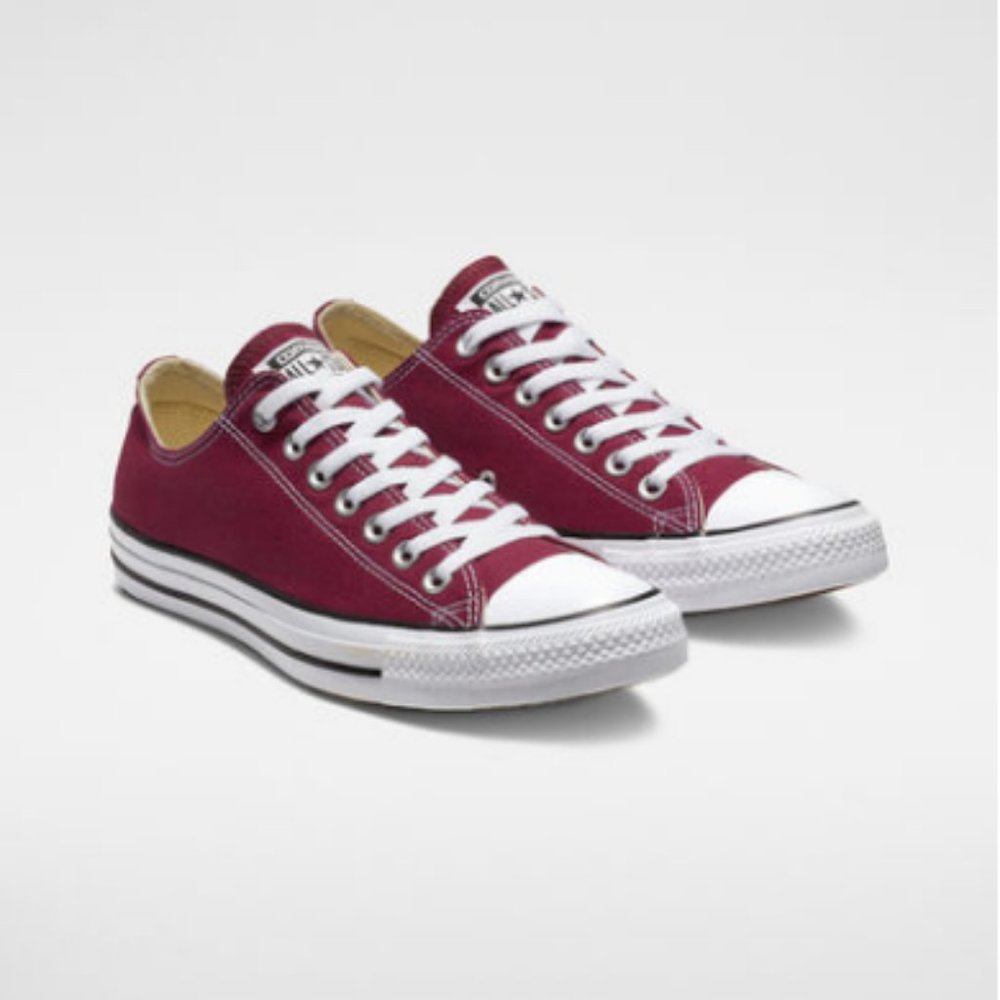 Maroon Converse All Stars
